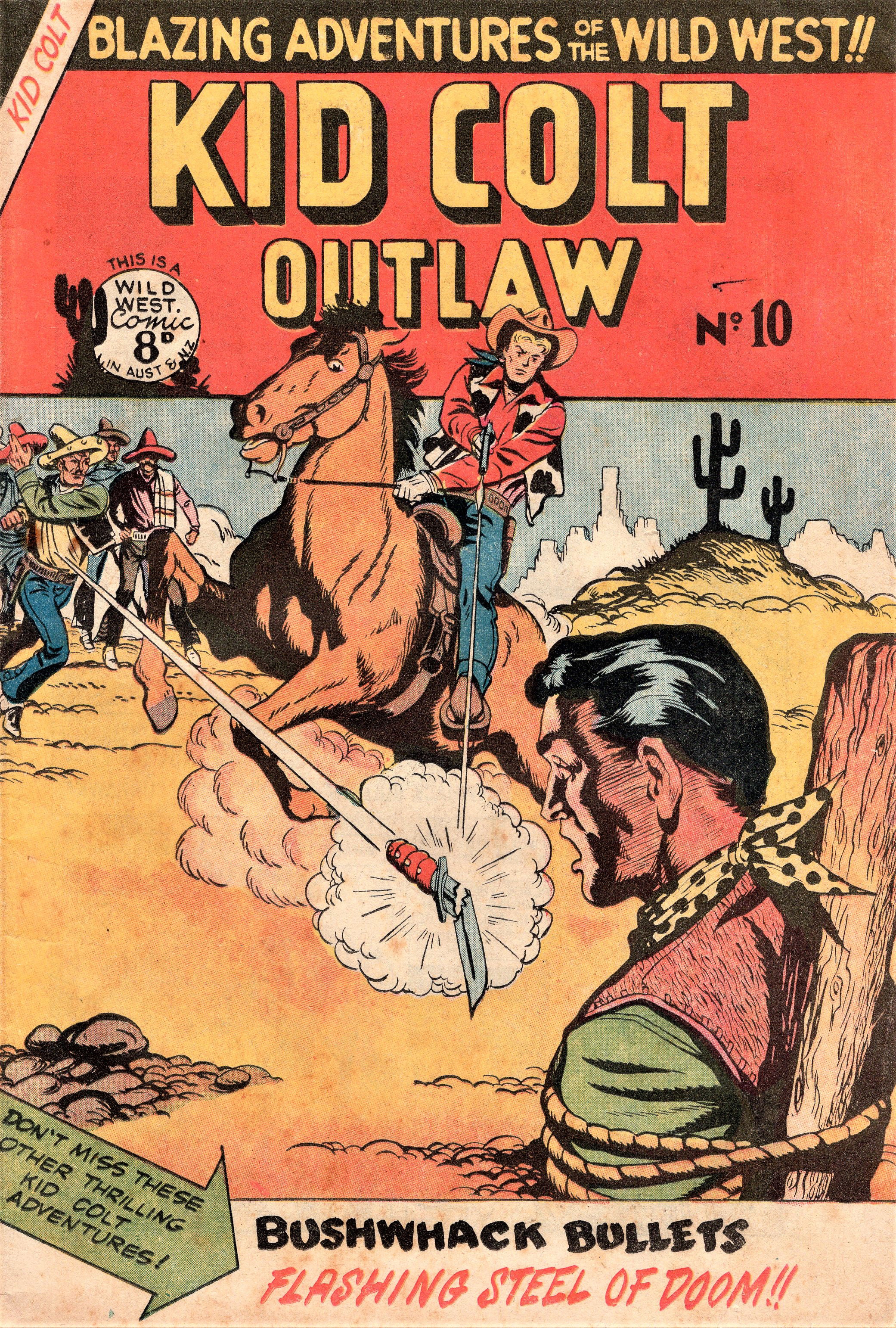 Kid Colt Outlaw (Transport, 1952 series) #10 ([November 1952])