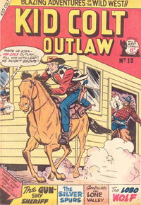 Kid Colt Outlaw (Transport, 1952 series) #13 [February 1953?]