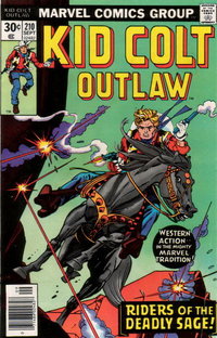 Kid Colt Outlaw (Marvel, 1949 series)  #210 (September 1976)