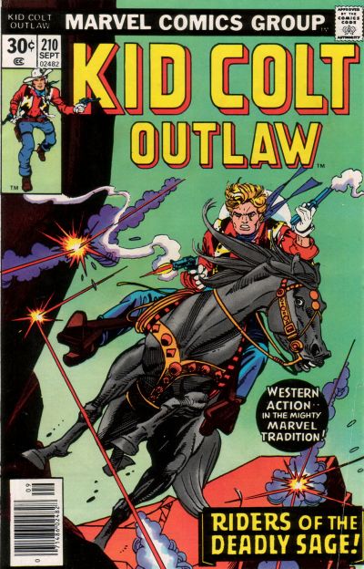 Kid Colt Outlaw  #210 (September 1976)