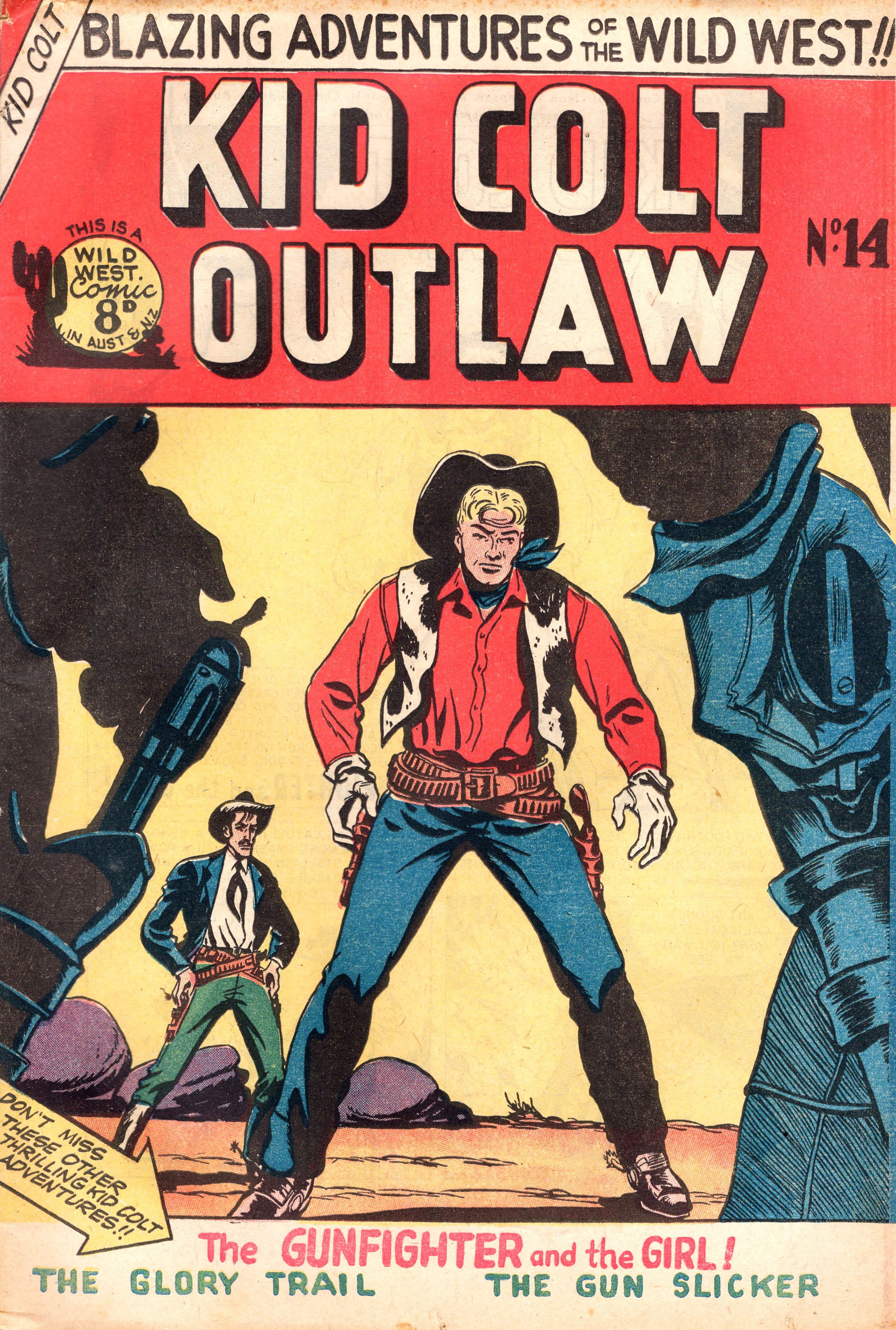 Kid Colt Outlaw (Transport, 1952 series) #14 (March 1953)