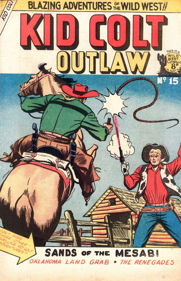 Kid Colt Outlaw (Transport, 1952 series) #15 (April 1953)