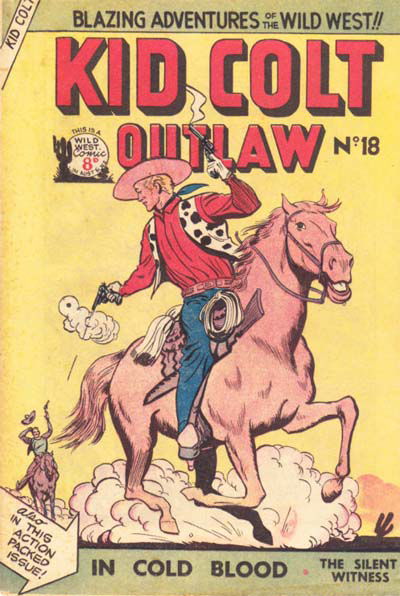 Kid Colt Outlaw (Transport, 1952 series) #18 ([July 1953?])