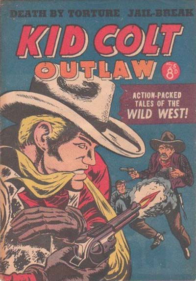 Kid Colt Outlaw (Transport, 1952 series) #25 ([February 1954?])