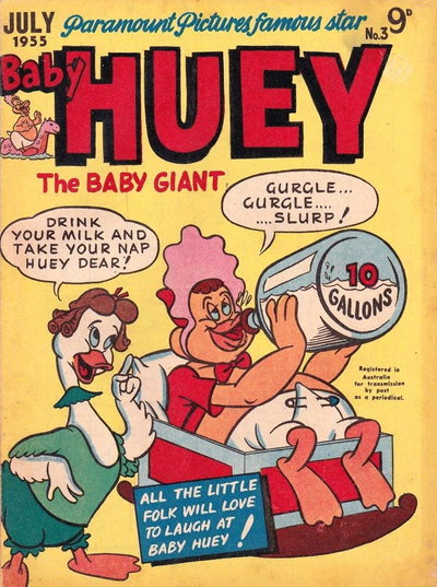 Baby Huey the Baby Giant  #3 (July 1955)