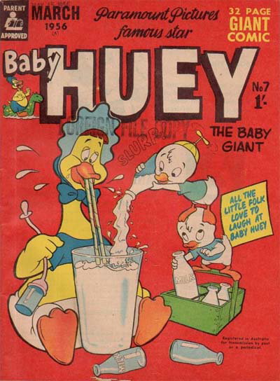 Baby Huey the Baby Giant  #7 (March 1956)