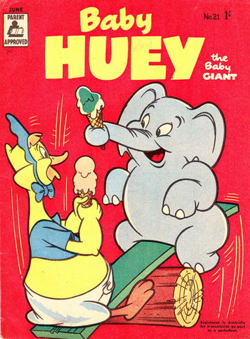 Baby Huey the Baby Giant (ANL, 1955 series) #21 (June 1958)