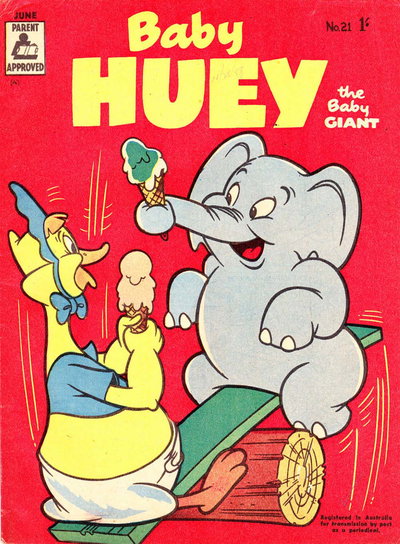 Baby Huey the Baby Giant  #21 (June 1958)