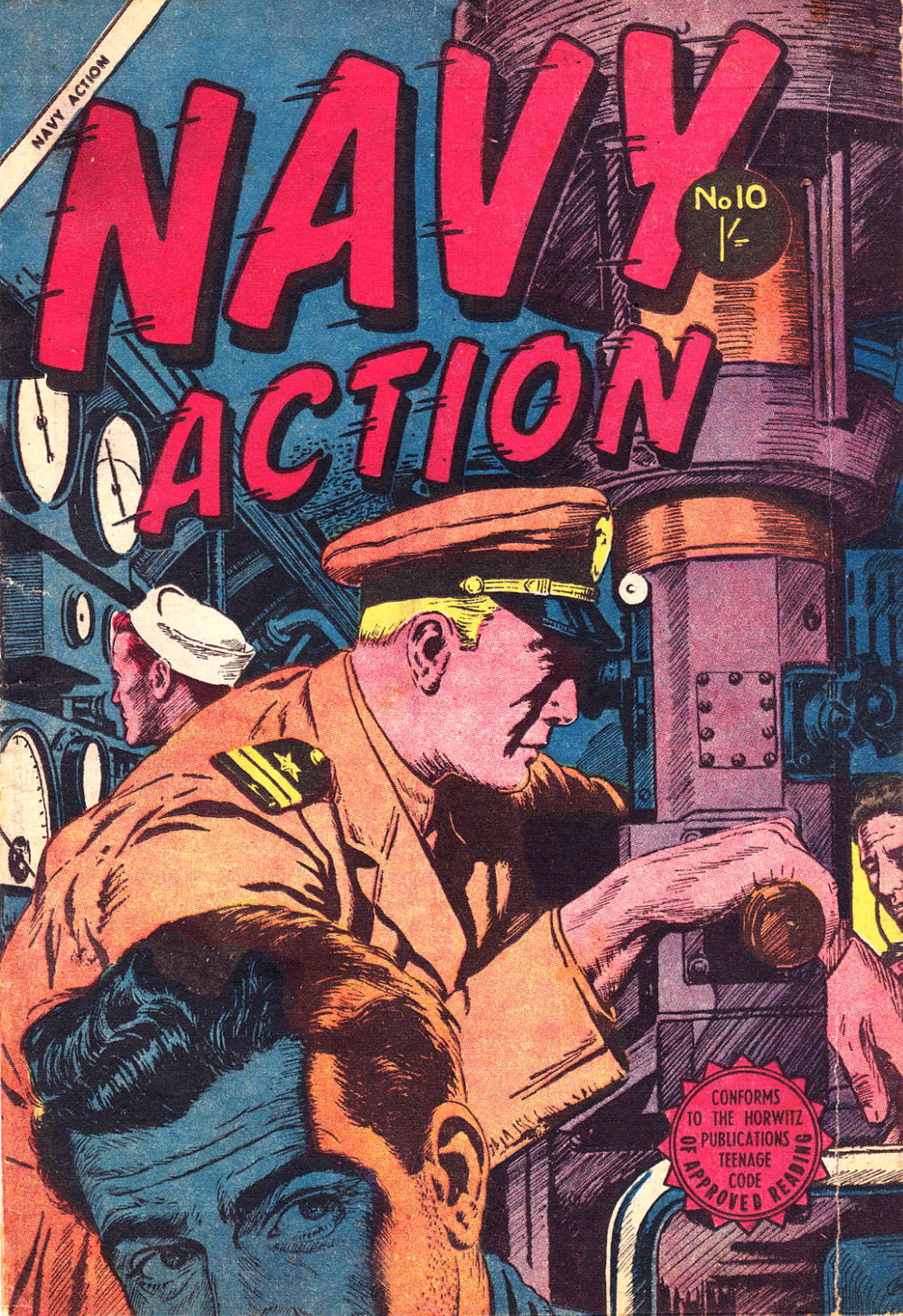 Navy Action (Horwitz, 1956 series) #10 ([March 1956?])