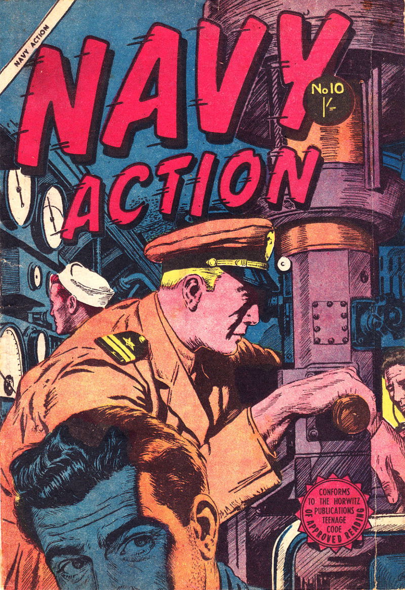 Navy Action (Horwitz, 1956 series) #10 ([March 1956?])