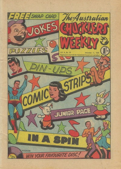 The Australian Chucklers Weekly  v6#33 (11 December 1959)