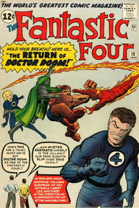 Fantastic Four (Marvel, 1961 series)  #10 (January 1963) — The Return of Doctor Doom!