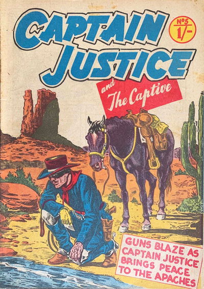 Captain Justice (Calvert, 1955 series) #5 [January 1956?]