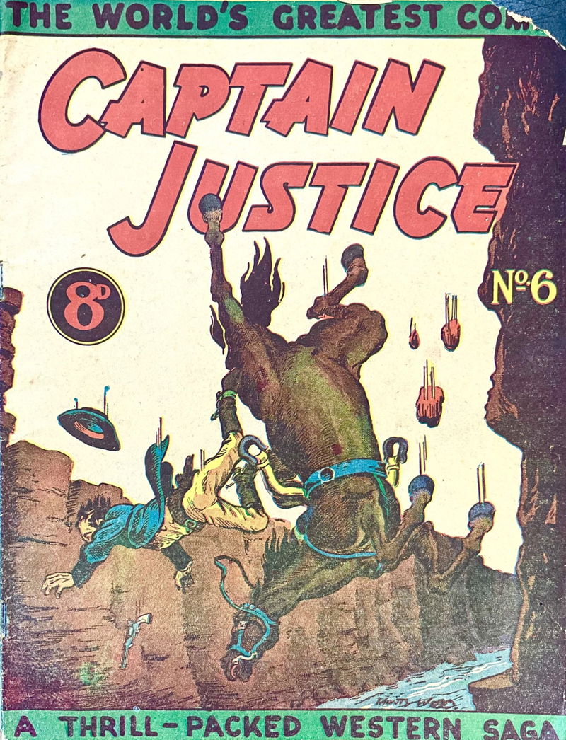 Captain Justice (New Century, 1950 series) #6 ([May 1951?])