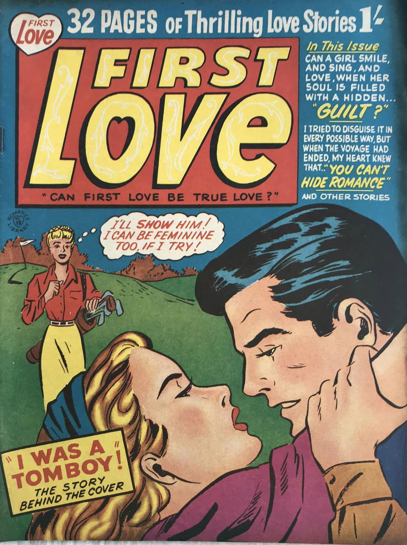 Romance Library (Barmor, 1952 series) #13 — First Love ([August 1952?])