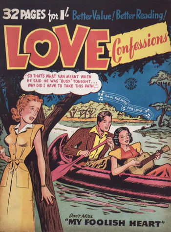 Romance Library (Barmor, 1952 series) #18 ([January 1953?]) —Love Confessions