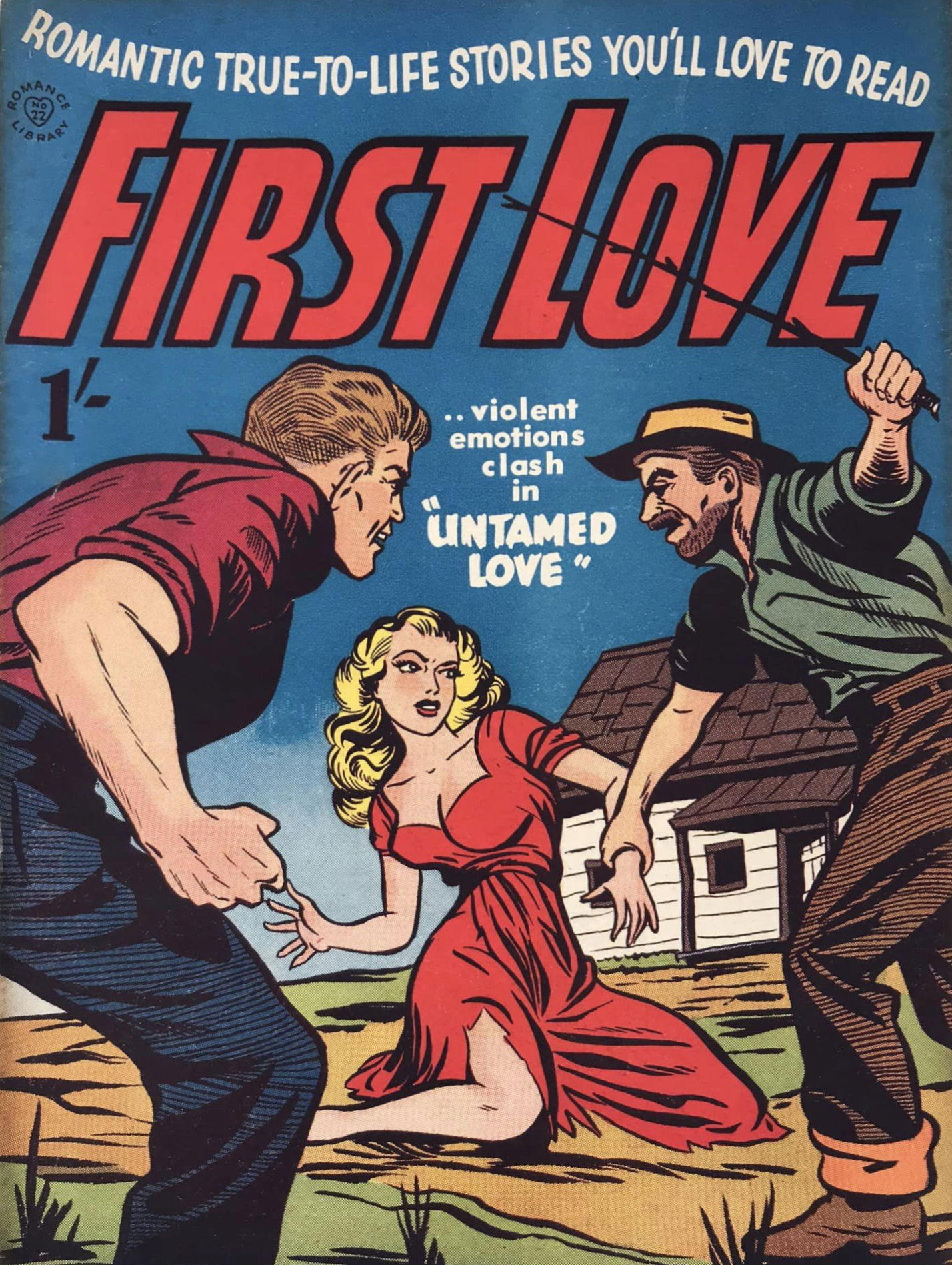 Romance Library (Barmor, 1952 series) #22 — First Love ([May 1953?])