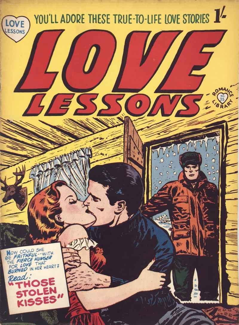 Romance Library (Barmor, 1952 series) #23 — Love Lessons ([June 1953?])