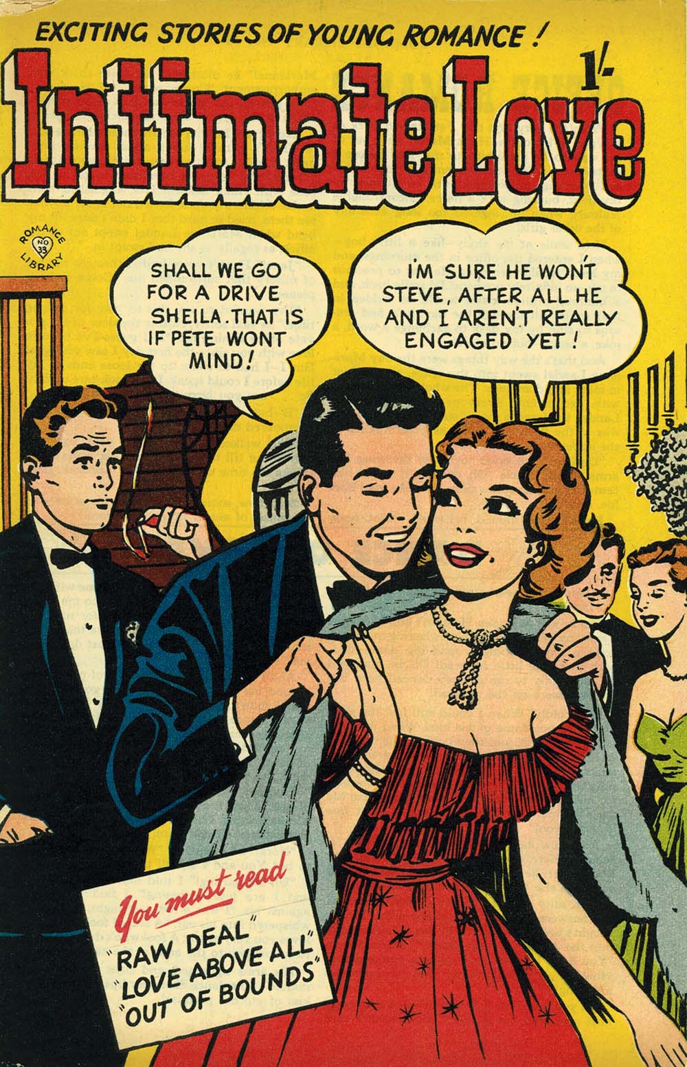 Romance Library (Barmor, 1952 series) #33 — Intimate Love ([April 1954?])