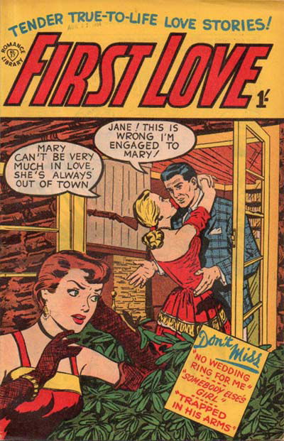 Romance Library (Barmor, 1952 series) #37 — First Love ([1954?])