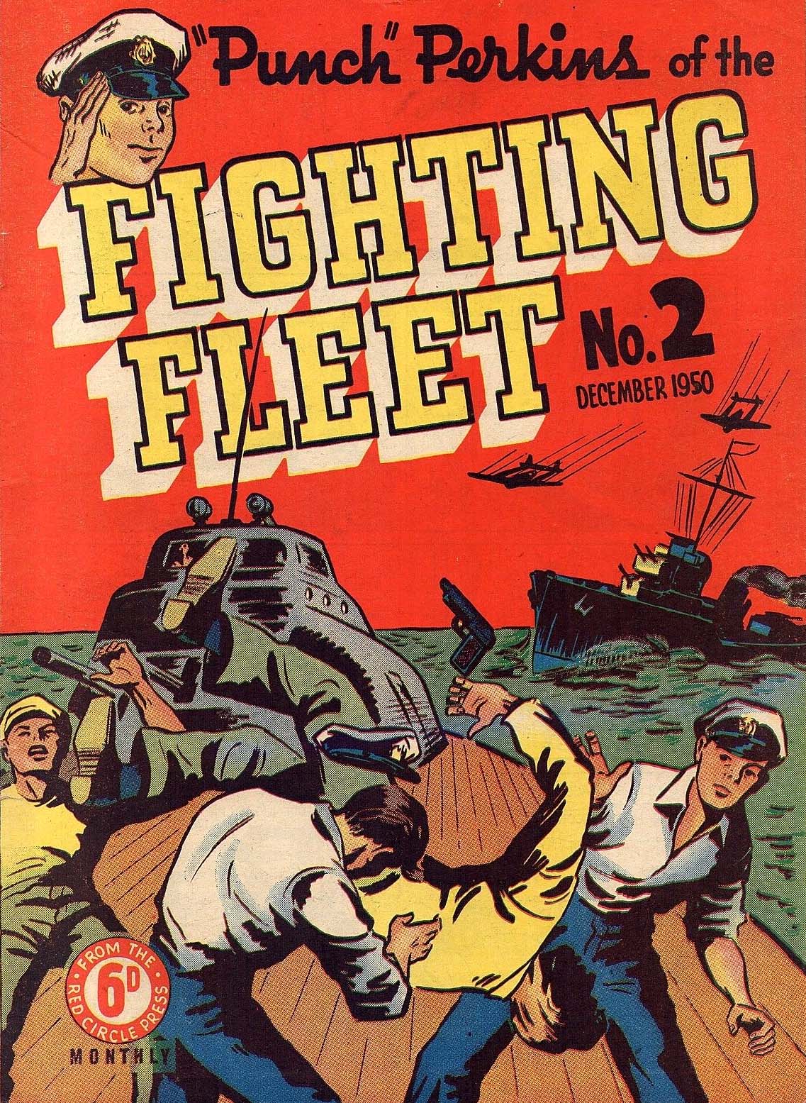 "Punch" Perkins of the Fighting Fleet (Red Circle, 1950 series) #2 (December 1950)