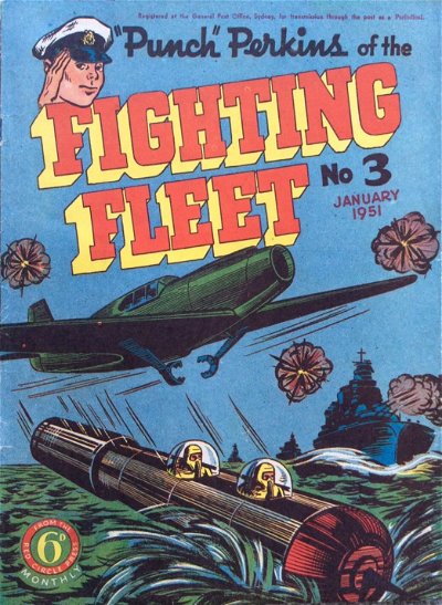 "Punch" Perkins of the Fighting Fleet (Red Circle, 1950 series) #3 (January 1951)