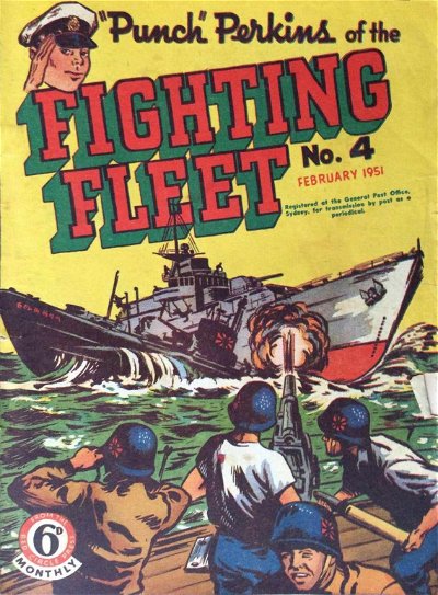 "Punch" Perkins of the Fighting Fleet (Red Circle, 1950 series) #4 (February 1951)