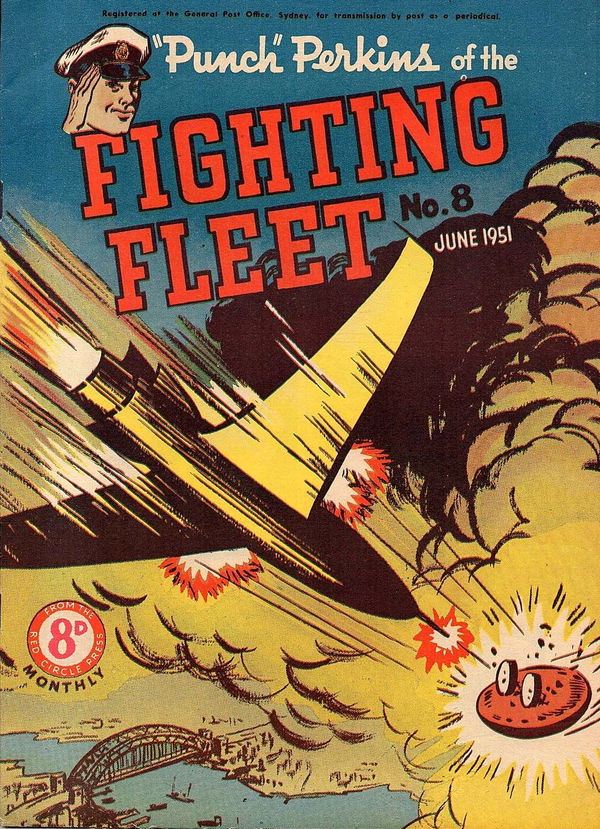 "Punch" Perkins of the Fighting Fleet (Red Circle, 1950 series) #8 (June 1951)