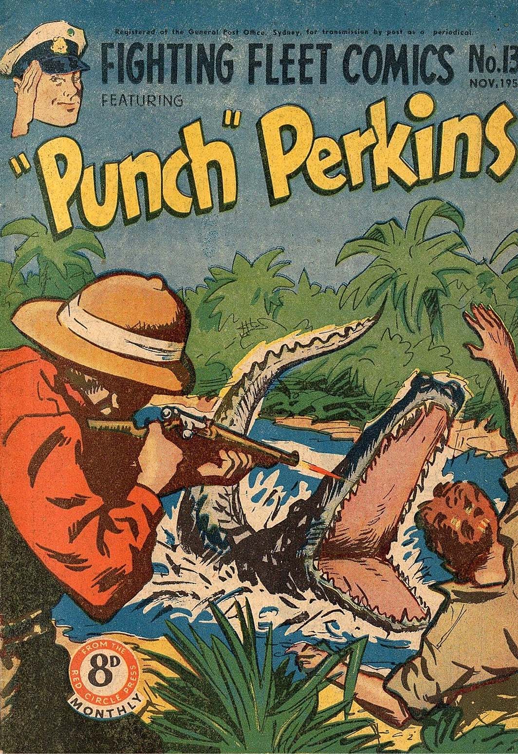 Fighting Fleet Comics (Red Circle, 1951 series) #13 — Featuring "Punch" Perkins (November 1951)