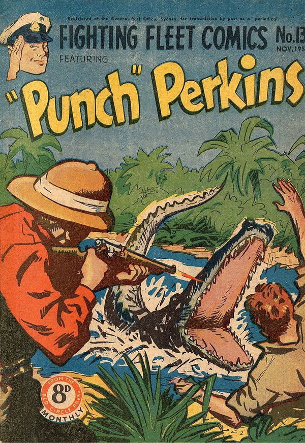 Fighting Fleet Comics (Red Circle, 1951 series) #13 (November 1951) —Featuring "Punch" Perkins