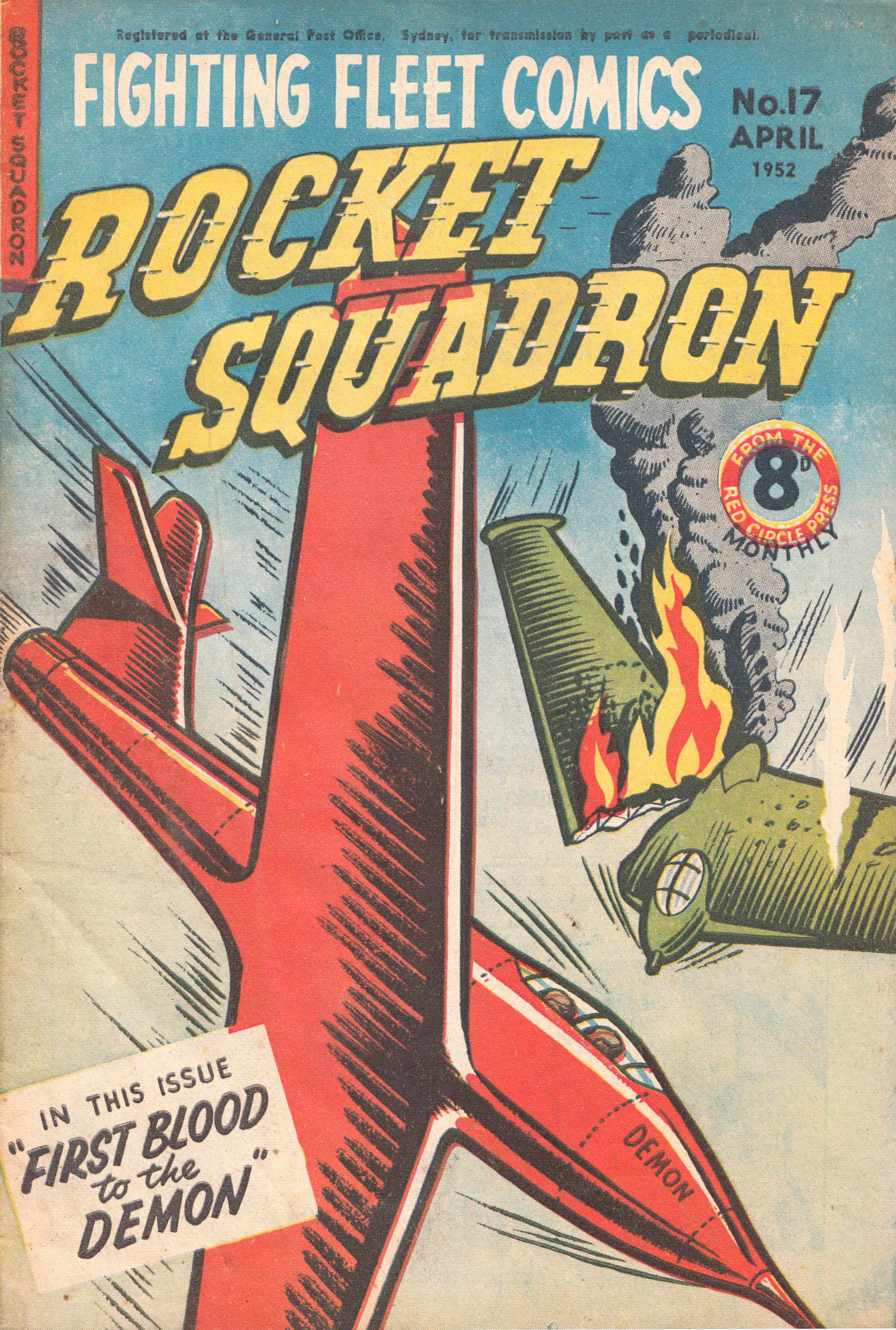 Fighting Fleet Comics (Red Circle, 1951 series) #17 — Rocket Squadron (April 1952)