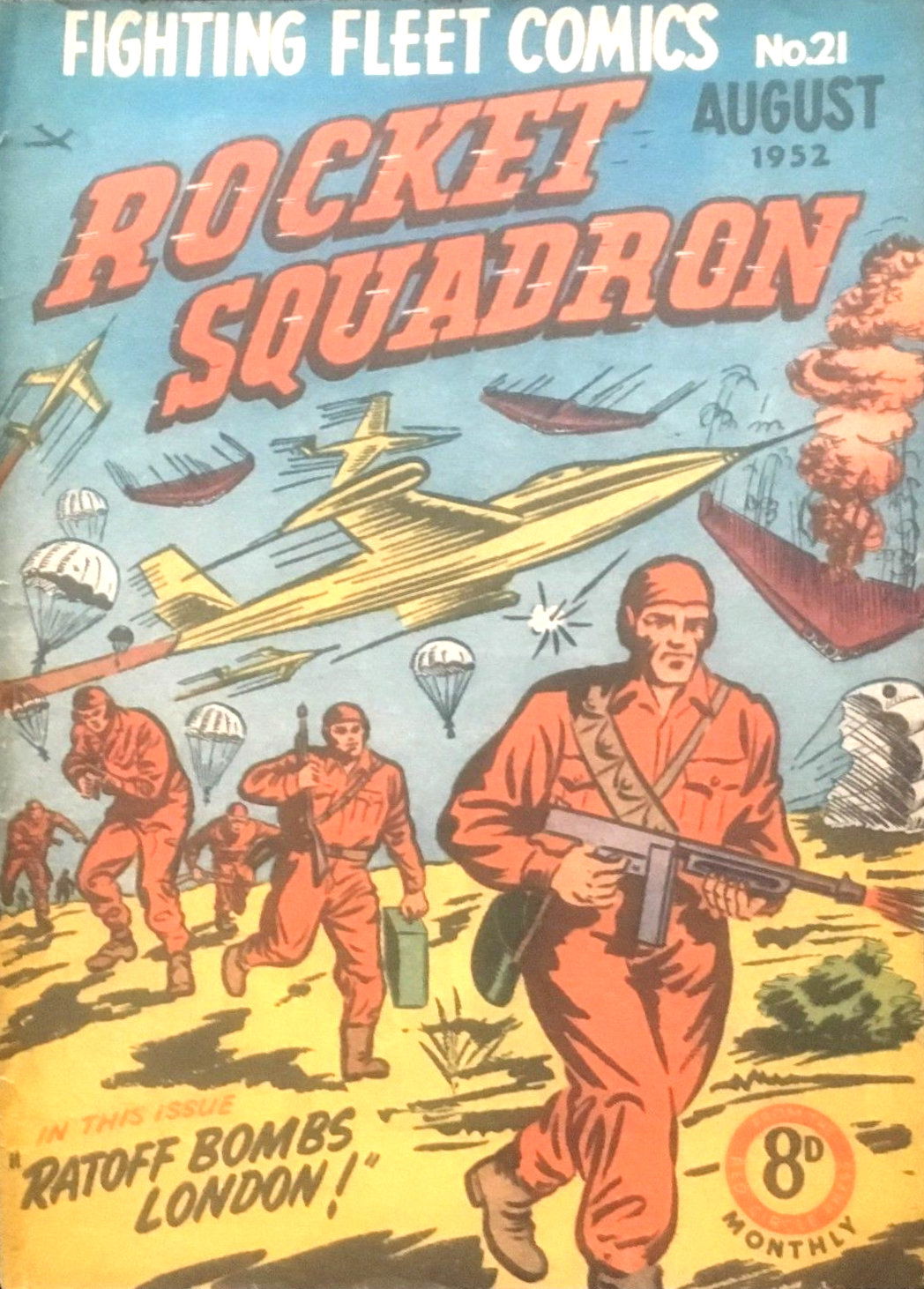 Fighting Fleet Comics (Red Circle, 1951 series) #21 — Rocket Squadron (August 1952)