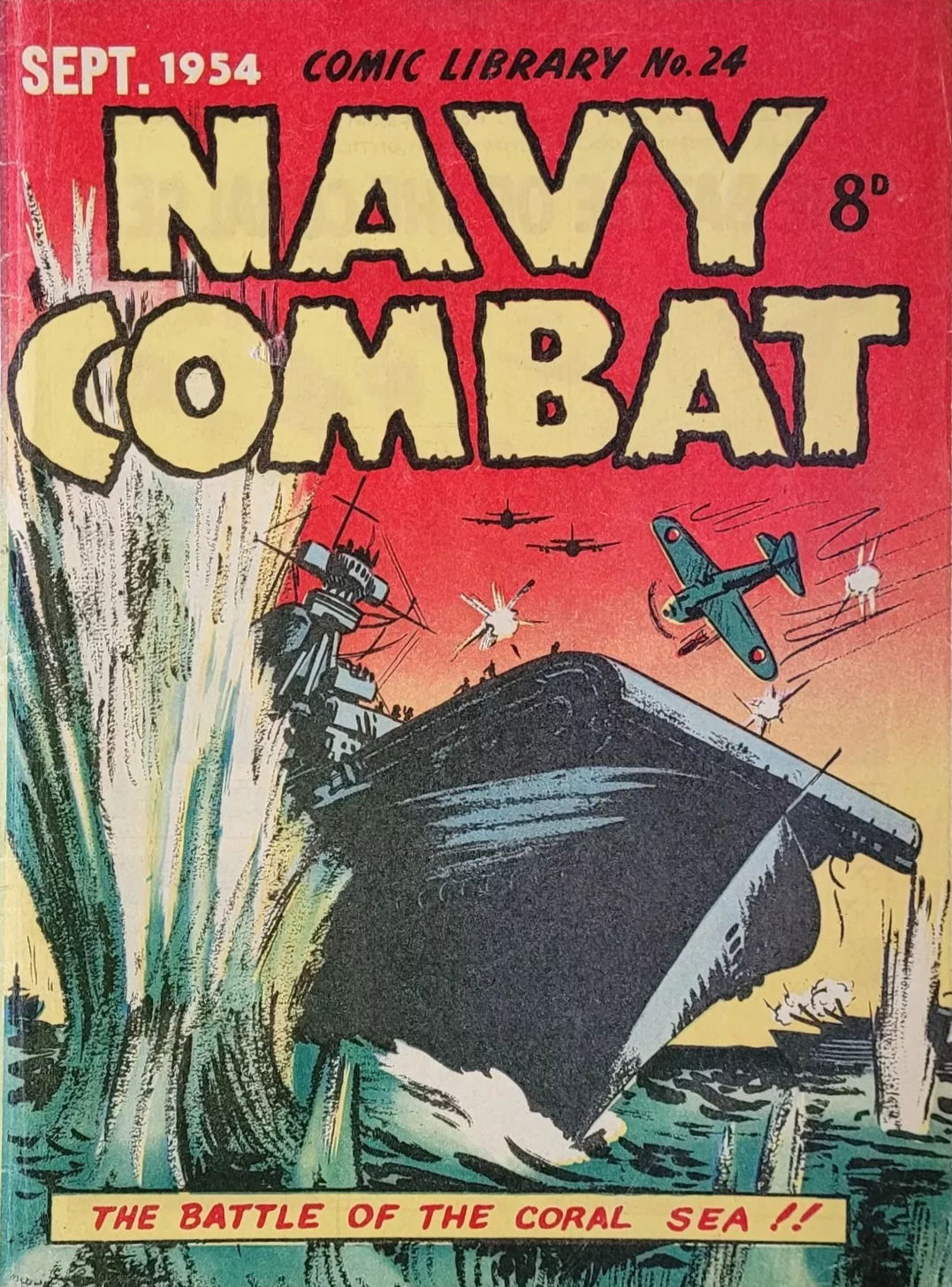 Comics Library (Red Circle, 1952 series) #24 — Navy Combat (September 1954)