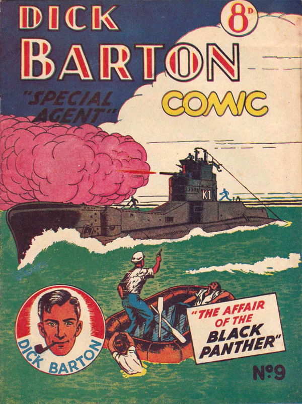 Dick Barton Special Agent Comic (Ayers & James, 1952 series) #9 ([1953?])