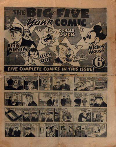 The Big Five Yank Comic (Ayers & James, 1946?)  [1946?]