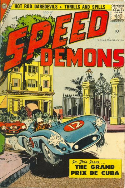 Speed Demons (Charlton, 1957 series) #9 (January 1958)
