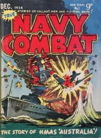 True Navy Combat (Jubilee, 1954 series)  #1 (December 1954)