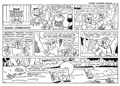 Screen Cartoon Comics (Magman, 1953 series)  #3 ([1953?]) — Junior Lumberjacks