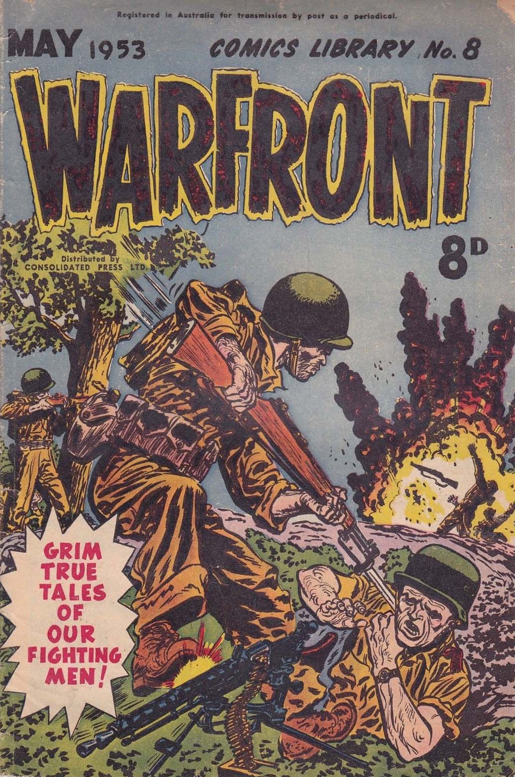 Comics Library (Red Circle, 1952 series) #8 — Warfront (May 1953)