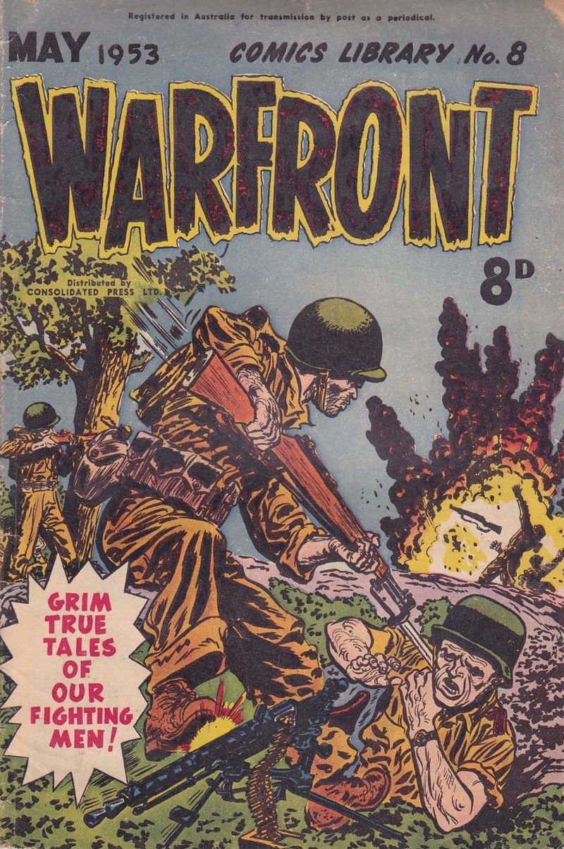 Comics Library (Red Circle, 1952 series) #8 — Warfront (May 1953)