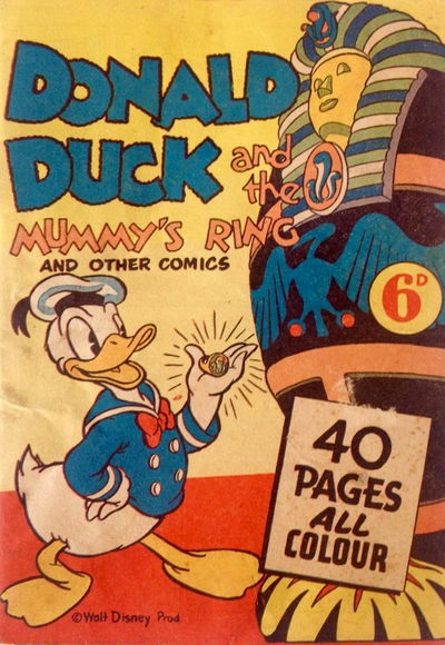 Donald Duck and the Mummy's Ring (Ayers & James, 1944? series)  — Donald Duck and the Mummy's Ring ([1944?])