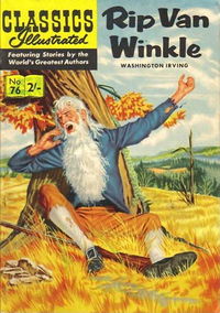 Classics Illustrated (Strato, 1954 series) #76 — Rip Van Winkle [December 1957?]