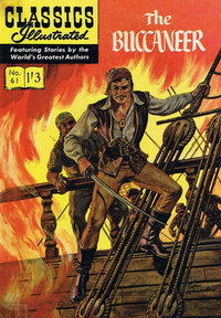 Classics Illustrated (Thorpe & Porter, 1951 series)  #61 (195-?) — The Buccaneer