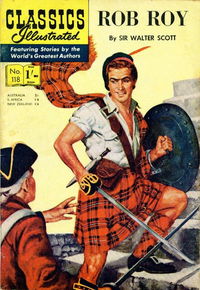 Classics Illustrated (Thorpe & Porter, 1951 series) #118 — Rob Roy ([195-?])