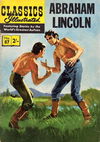 Classics Illustrated (Strato, 1954 series) #87 [HRN 129] (July 1962) — Abraham Lincoln [July 1962?]