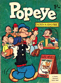 Popeye (Sungravure, 1958 series) #2 July 1958