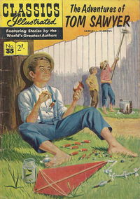 Classics Illustrated (Strato, 1954 series) #33 [HRN 126] (May 1961) — The Adventures of Tom Sawyer [May 1961?]