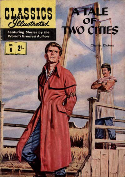 Classics Illustrated (Strato, 1954 series) #6 — A Tale of Two Cities [June 1954?]