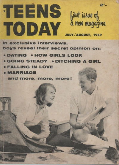 Teens Today (Photoplay Magazine, 1959 series) v1#1 July-August 1959