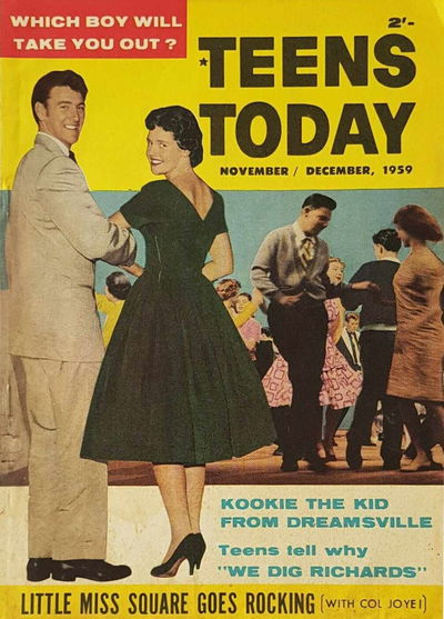 Teens Today (Photoplay Magazine, 1959 series) v1#3 November-December 1959